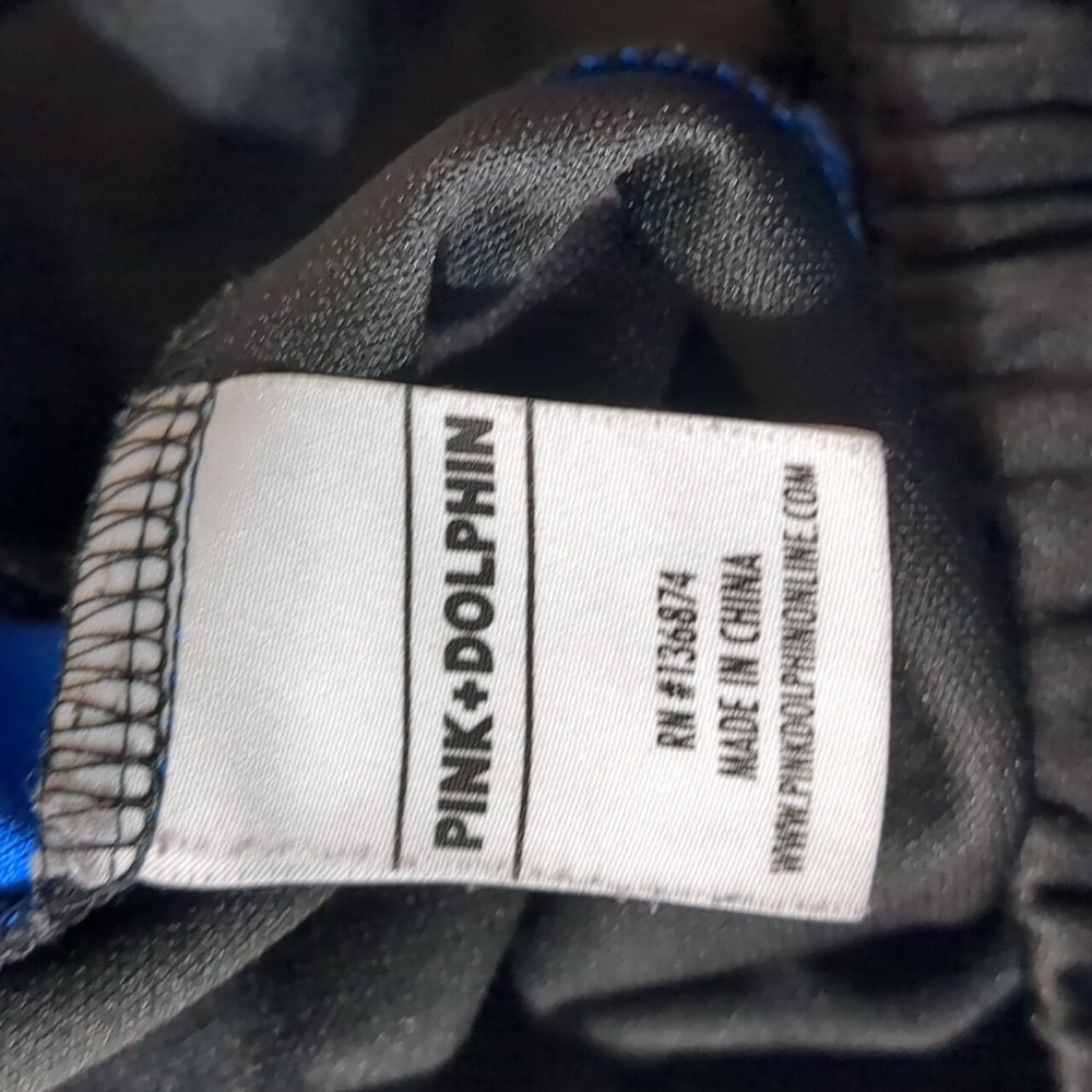 Pink Dolphin Black Blue Rare Pants Men's size XL - Picture 11 of 15